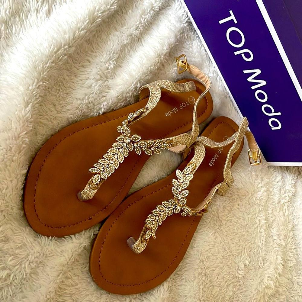 sparkly sandals